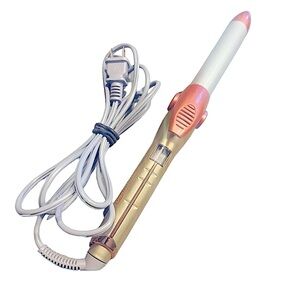 1” INFINITIPRO CONAIR Frizz Free Titanium Ceramic Curling Iron Clip‎ Curler
